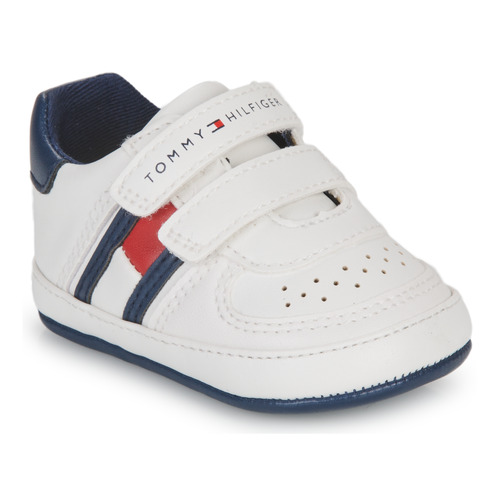 Sapatos Rapaz Sapatilhas Tommy Hilfiger T0B4-33090-1433A473 Branco