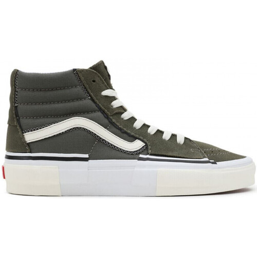 Sapatos Homem Sapatos estilo skate Vans Sk8-hi reconstruct Verde