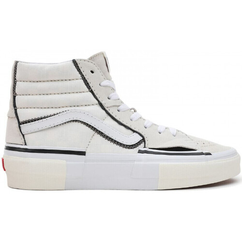 Sapatos Homem Sapatos estilo skate Vans Sk8-hi reconstruct Branco