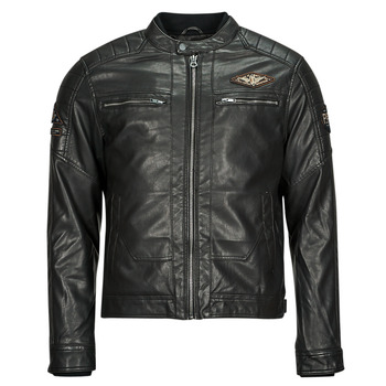 Textil Homem Casacos de couro/imitação couro Petrol Industries MEN JACKET PU Preto