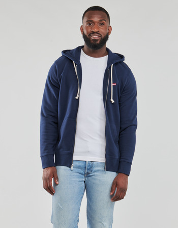 Textil Homem Sweats Levi's NEW ORIGINAL ZIP UP Azul