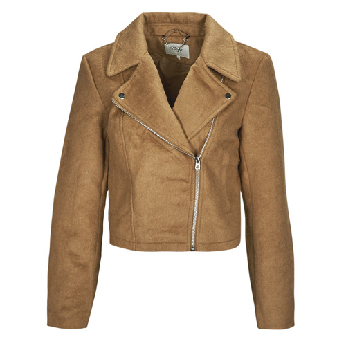 Textil Mulher Casacos/Blazers JDY JDYTENNESSEE LEO BIKER JACKET OTW QIQ Castanho