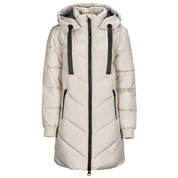 Textil Mulher Quispos JDY JDYSKYLAR PADDED HOOD JACKET OTW NOOS Bege