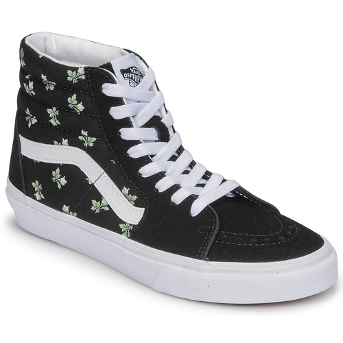 Sapatos Mulher Sapatilhas de cano-alto Vans SK8-Hi Preto / Florido