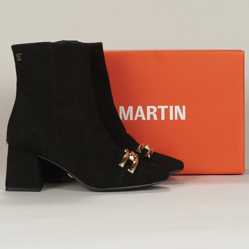 Sapatos Mulher Botins JB Martin VOLTIGE Veludo / Preto