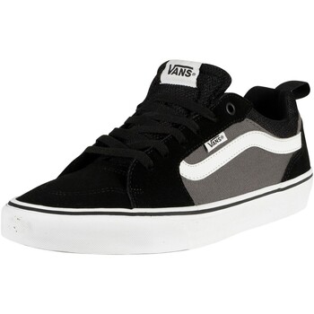 Sapatos Homem Sapatilhas Vans Filmore Suede Canvas Trainers Preto