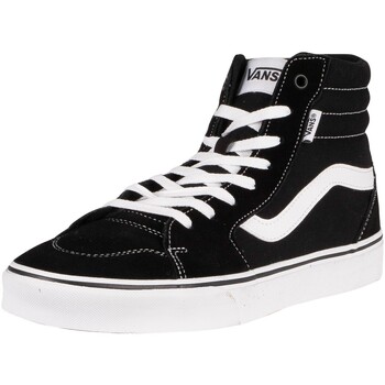 Sapatos Homem Sapatilhas Vans Filmore Suede Hi Trainers Preto