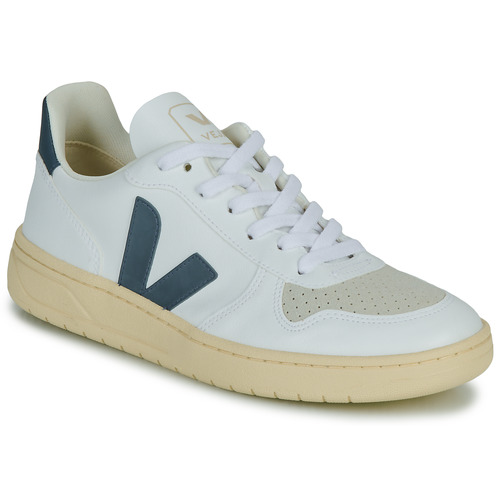 Sapatos Sapatilhas Veja V-10 Branco / Azul