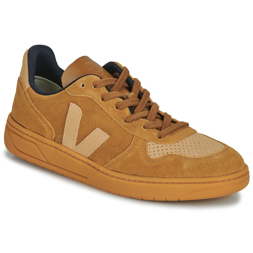 Sapatos Homem Sapatilhas Veja V-10 Castanho