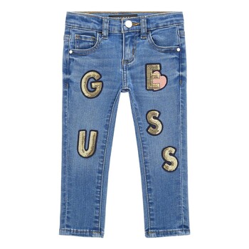 Textil Rapariga Calças de ganga slim Guess K4RA02 Azul