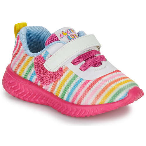 Sapatos Rapariga Sapatilhas Agatha Ruiz de la Prada DEPORTIVO CORAZON Rosa / Multicolor