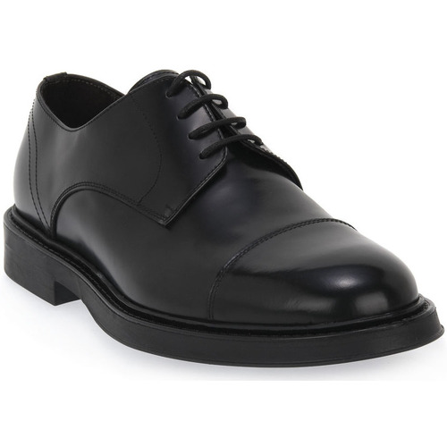 Sapatos Homem Mocassins Exton NERO ABRASIVATO Preto