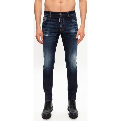 Textil Homem Gangas Skinny Dsquared S74LB0767 Azul