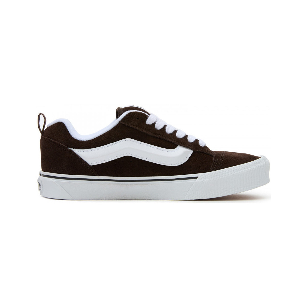 Sapatos Homem Sapatos estilo skate Vans Knu skool Castanho