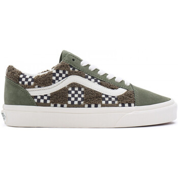 Sapatos Mulher Sapatos estilo skate Vans Old skool tufted check Verde