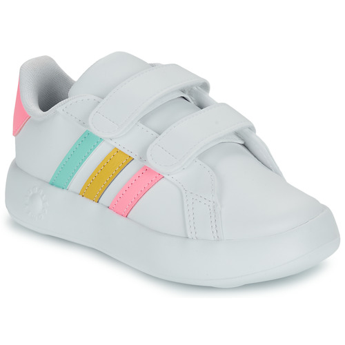 Sapatos Rapariga Sapatilhas Adidas Sportswear GRAND COURT 2.0 CF I Branco / Multicolor