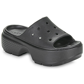 Sapatos Mulher Chinelos Crocs Stomp Slide Preto