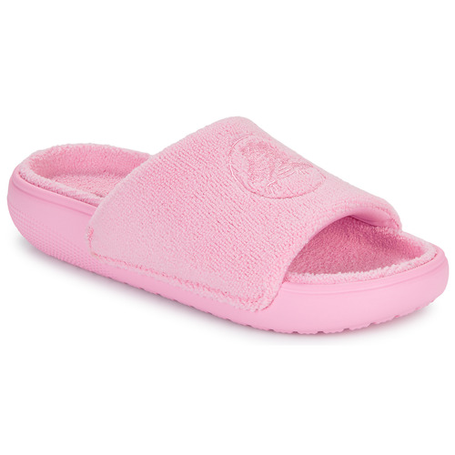 Sapatos Mulher chinelos Crocs Classic Towel Slide Rosa