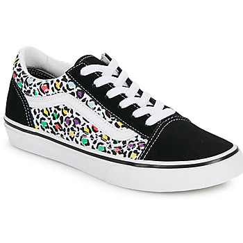 Sapatos Rapariga Sapatilhas Vans JN Old Skool ANIMAL POP BLACK/MULTI Preto / Multicolor