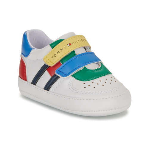 Sapatos Rapaz Sapatilhas Tommy Hilfiger KIKI Branco / Multicolor