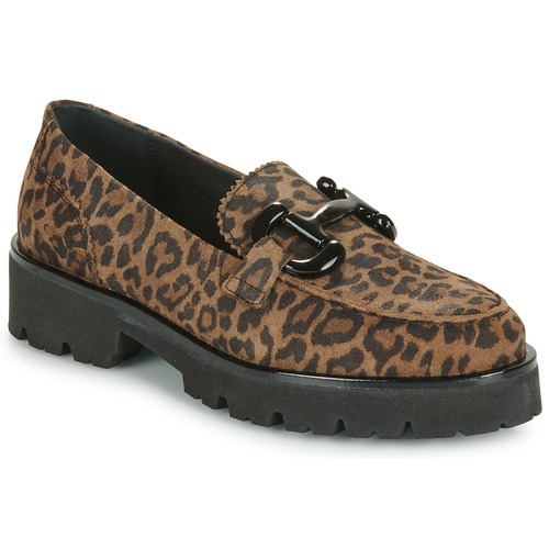 Sapatos Mulher Mocassins JB Martin FRIVOLE Veludo / Leopardo