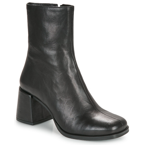 Sapatos Mulher Botins JB Martin JENNA Nappa / Azul petróleo / Preto