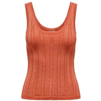 Textil Mulher Tops sem mangas JDY  Laranja