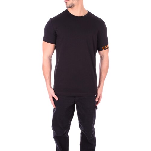 Textil Homem T-Shirt mangas curtas Dsquared D9M3S4870 Preto