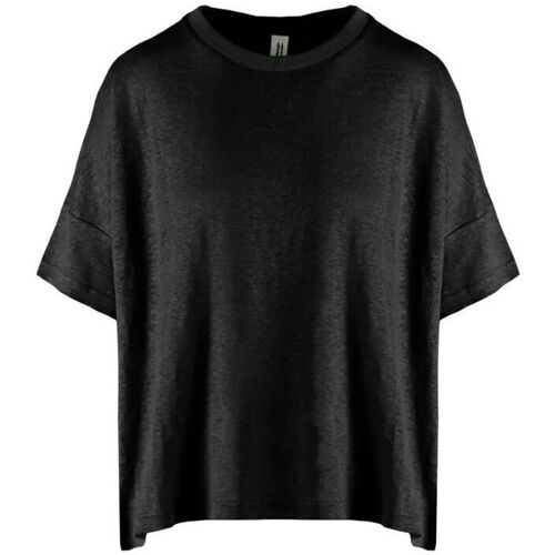 Textil Mulher T-shirts e Pólos Bomboogie TW8509 T JLI4-90 Preto