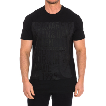 Textil Homem T-Shirt mangas curtas Dsquared S74GD0726-S21600-900 Preto