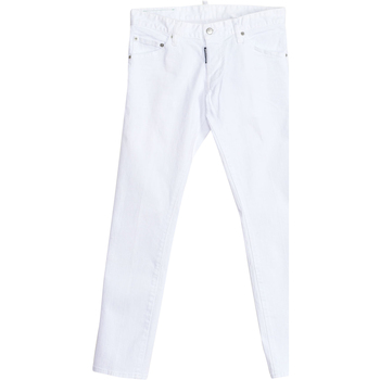 Textil Homem Calças Dsquared S74LA0883-S39781-100 Branco