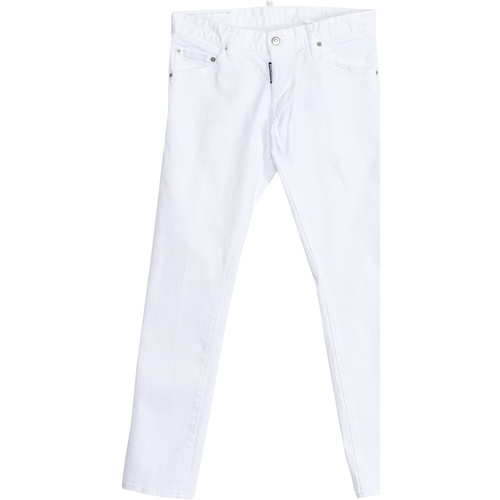 Textil Homem Calças Dsquared S74LA0883-S39781-100 Branco