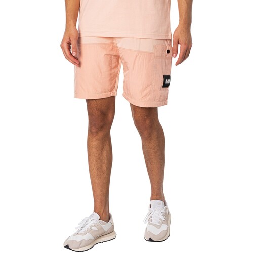 Textil Homem Shorts / Bermudas Weekend Offender Calções de treino Azeez Rosa