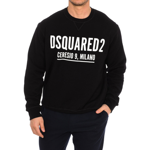 Textil Homem Sweats Dsquared S71GU0448-S25042-900 Preto