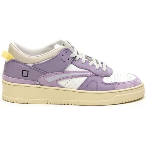 Sapatos Mulher Sapatilhas Date W401-TO-BC-IP - TORNEO-BICOLOR WHITE PURPLE Violeta