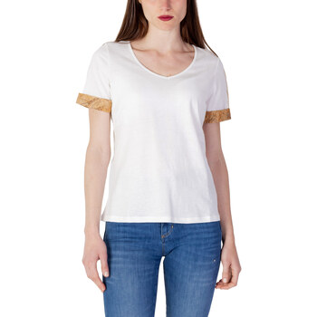 Textil Mulher T-Shirt mangas curtas Alviero Martini C/RISVOLTI 0748 JC68 Branco