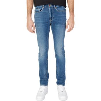 Textil Homem Gangas Skinny Gas SAX ZIP REV A7234 12MM Azul