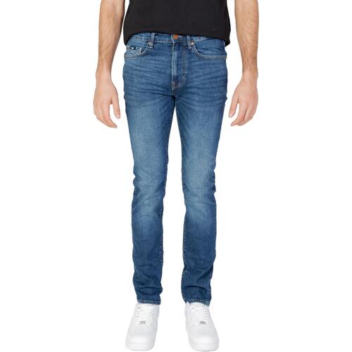 Textil Homem Calças Jeans Gas ALBERT SIMPLE REV A7273 33DU Azul