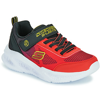 Sapatos Rapaz Sapatilhas Skechers SKECHERS METEOR-LIGHTS Vermelho / Preto