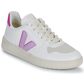 Sapatos Mulher Sapatilhas Veja V-10 W Branco / Rosa