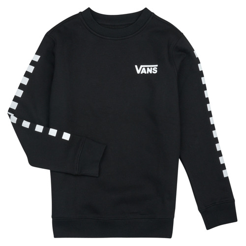 Textil Criança Sweats Vans EXPOSITION CHECK II CREW Preto