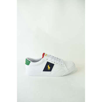 Sapatos Rapaz Sapatilhas Ralph Lauren Kids RL00564110-1-41 Branco