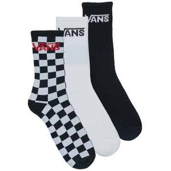 Acessórios Meias altas Vans Classic Crew Preto / Branco