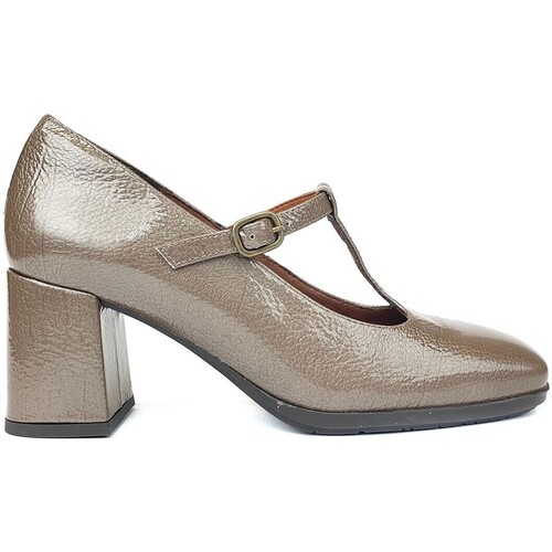 Sapatos Mulher Calçado de segurança Desiree ZAPATOS T-STRAP DE CHAROL TAUPE  DAMI27 Bege