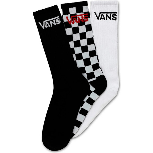 Roupa de interior Meias Vans MN CLASSIC CREW (9.5-13, 3PK) Preto