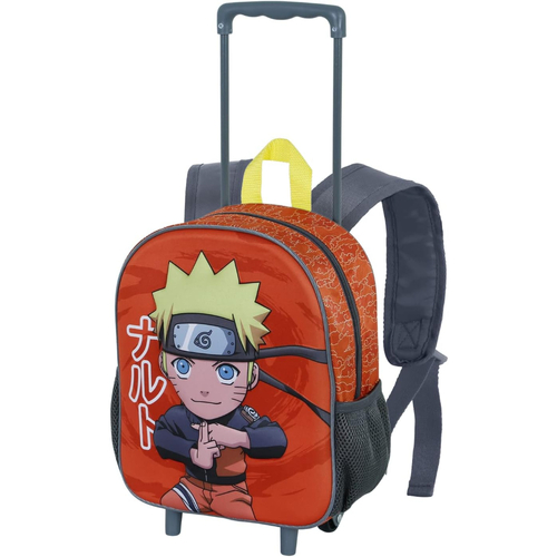 Malas Criança Mochila / Pasta com rodas Naruto 5092 Laranja