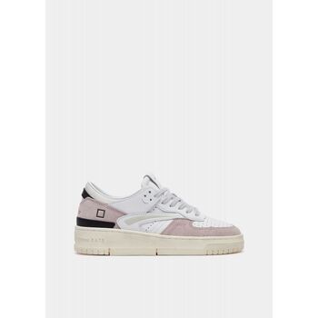 Sapatos Mulher Sapatilhas Date W411-TO-NT-WP-W8B WHITE-PINK Branco