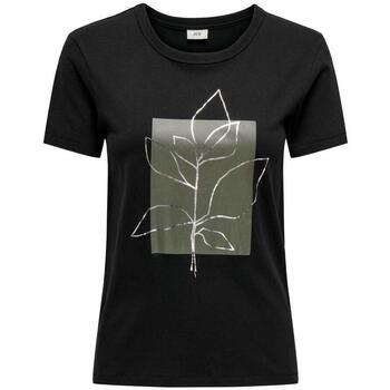 Textil Mulher T-shirts e Pólos JDY  Preto