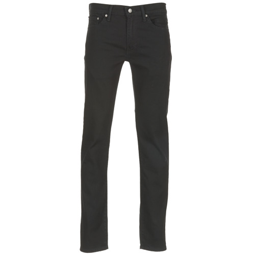 Textil Homem Calças de ganga slim Levi's 511 SLIM FIT Preto