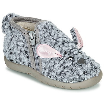 Pantofi Copii Papuci de casă Little Mary LAPINZIP Gri